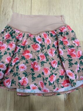 OFFLINE Floral A-Line Tennis Skirt with shorts underneath